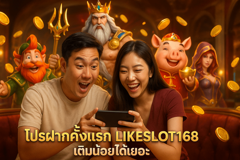 โปรฝากครั้งแรก LIKESLOT168 เติมน้อยได้เยอะ