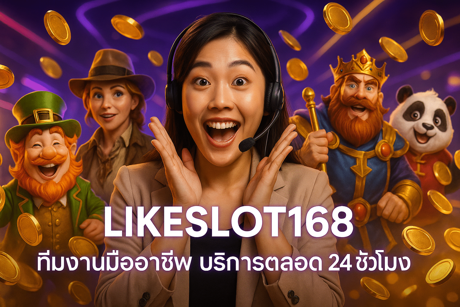 LIKESLOT168 ทีมงานมืออาชีพ บริการตลอด 24 ชั่วโมง
